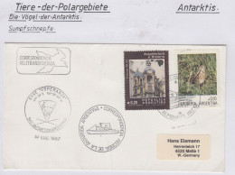 Argentina Vögel "Sumpfschnepfe" Ca Base Esperanza Ca Base Irizar  12 ENE 1987 ( (XA184A) - Antarctic Wildlife