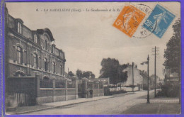 Carte Postale 59. La Madeleine La Gendarmerie  Très Beau Plan - La Madeleine
