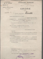 Ordre De Mission : Travaux De La  Carte De France 1929  (PPP41866) - Documents