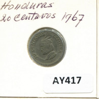 20 CENTAVOS 1967 HONDURAS Coin #AY417.U - Honduras