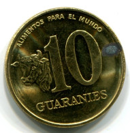 10 GUARANIES 1996 PARAGUAY UNC Coin #W11484.U - Paraguay