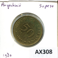 50 PESOS 1980 ARGENTINA Moneda #AX308.E - Argentine