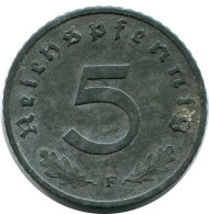 5 REICHSPFENNIG 1941 F DEUTSCHLAND Münze GERMANY #DB889.D - 5 Reichspfennig