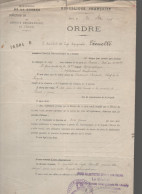 Ordre De Mission : Travaux De La  Carte De France 1928  (PPP41868) - Documents