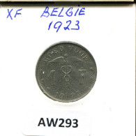 1 FRANC 1923 DUTCH Text BÉLGICA BELGIUM Moneda #AW293.E - 1 Franco