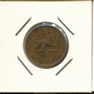 10 CENTS 
1943-1944 ETHIOPIA Coin #AS200.U - Etiopía
