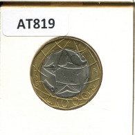 1000 LIRE 1998 ITALY Coin BIMETALLIC #AT819.U - 1 000 Liras