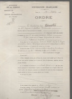 Ordre De Mission : Travaux De La  Carte Du Sahara 1927-28   (PPP41869) - Documents