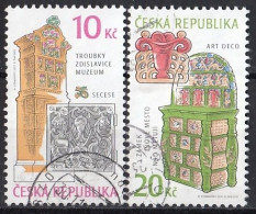 CZECH REPUBLIC 657-658,used,falc Hinged - Gebraucht