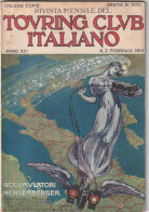 RIVISTA - TOURIG CLUB ITALIANO - In Copertina Pubblicita' ACCUMULATORI ELETTRICI HENSEMBERGER - 1915 - Oorlog 1914-18