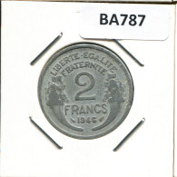 2 FRANCS 1946 FRANKREICH FRANCE Französisch Münze #BA787.D - 2 Francs