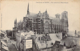 FRANCE - 51 - Cathédrale De Reims - Vue Prise De La Place Royale - Carte Postale Ancienne - Reims