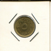 5 QIRSH 1992 ÄGYPTEN EGYPT Islamisch Münze #AS177.D - Egypt