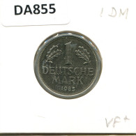 1 DM 1985 D BRD ALEMANIA Moneda GERMANY #DA855.E - 1 Mark