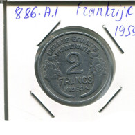 2 FRANCS 1959 FRANCE French Coin #AN363 - 2 Francs