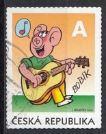 CZECH REPUBLIC 680,used,falc Hinged - Gebraucht