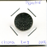 1 KORUNA 2006 CZECH REPUBLIC Coin #AP746.2.U - Tschechische Rep.