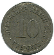 10 PFENNIG 1889 A ALLEMAGNE Pièce GERMANY #DB333.F - 10 Pfennig