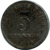 5 PFENNIG 1918 A ALLEMAGNE Pièce GERMANY #DB861.F - 5 Renten- & 5 Reichspfennig