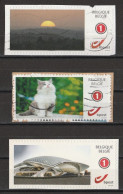 Lot De 3 Timbres Personnalisés DUOSTAMPS Belgique Oblitérés ( Voir Photos ). - Oblitérés