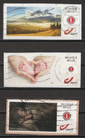 Lot De 3 Timbres Personnalisés DUOSTAMPS Belgique Oblitérés ( Voir Photos ). - Oblitérés