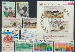 UNO - Genf Gestempelt Freimarken 1985 40 Jahre UNO, ILO U.a.  (10069938 - Gebruikt