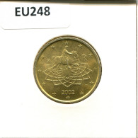 50 EURO CENTS 2002 ITALIEN ITALY Münze #EU248.D - Italia
