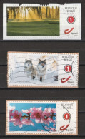 Lot De 3 Timbres Personnalisés DUOSTAMPS Belgique Oblitérés ( Voir Photos ). - Oblitérés