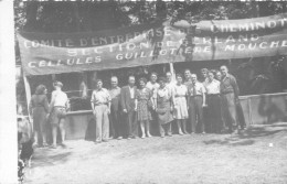 280423 - CARTE PHOTO 69 LYON - 1946 Comité Entreprise Des CHEMINOTS Section Gerland Céllules Guillotière Mouche TRAIN - Lyon 7