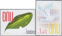 UN - Geneva 807-808 (complete Issue) Unmounted Mint / Never Hinged 2013 Clear Brands - Unused Stamps