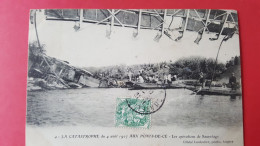 4 . La Catastrophe Aux Pont De Cé, 1907 , Oppérations De Sauvetage - Les Ponts De Ce