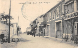 CPA 34 VALRAS LA PLAGE LA RUE FRANCAISE - Andere & Zonder Classificatie