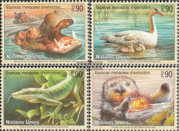 UN - Geneva 385-388 (complete Issue) Unmounted Mint / Never Hinged 2000 Affected Animals - Nuevos