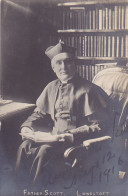 Cpa / Carte Photo- Ang- Lowestoft - Father Alexander Scott - Dedicaced Photo -august 12th 1916 - Lowestoft
