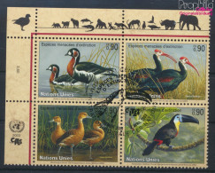 UNO - Genf 466-469 Viererblock (kompl.Ausg.) Gestempelt 2003 Vögel (10068773 - Gebraucht