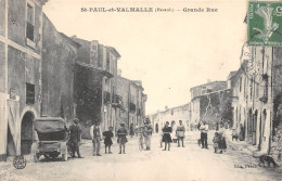 CPA 34 SAINT PAUL ET VALMALLE GRANDE RUE - Other & Unclassified