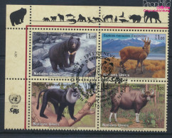 UNO - Genf 482-485 Viererblock (kompl.Ausg.) Gestempelt 2004 Säugetiere (10068736 - Used Stamps