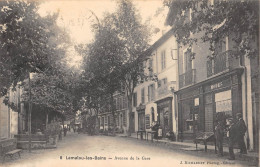 CPA 34 LAMALOU LES BAINS AVENUE DE LA GARE - Lamalou Les Bains