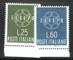 ITALY 1959 EUROPA CEPT SET  MNH - 1959