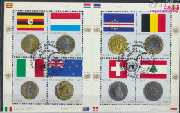 UNO - Genf 553-560 Kleinbogen (kompl.Ausg.) Gestempelt 2006 Flaggen Und Münzen (10069060 - Used Stamps