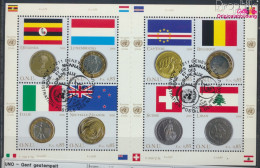 UNO - Genf 553-560 Kleinbogen (kompl.Ausg.) Gestempelt 2006 Flaggen Und Münzen (10069062 - Oblitérés