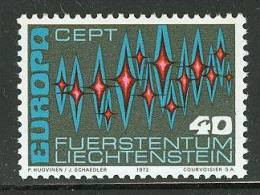 LIECHTENSTEIN  EUROPA CEPT 1972  MNH - 1972