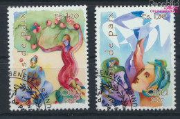 UNO - Genf 573-574 (kompl.Ausg.) Gestempelt 2007 Friedliche Visionen (10069038 - Used Stamps