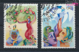 UNO - Genf 573-574 (kompl.Ausg.) Gestempelt 2007 Friedliche Visionen (10069045 - Used Stamps