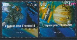 UNO - Genf 584-585 (kompl.Ausg.) Gestempelt 2007 Weltraumfahrt (10068992 - Oblitérés