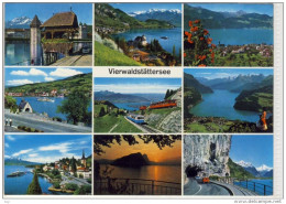 VIERWALDSTÄTTERSEE , Lac Des Quatre-Cantons, - Mehrbildkarte Mit Rigi - Bahn,   1992 - St. Anton