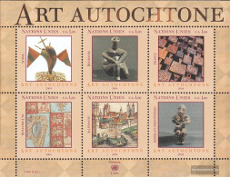 UN - Geneva Block19 (complete Issue) Unmounted Mint / Never Hinged 2004 Indigenous Art - Blocs-feuillets