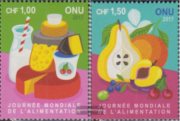 UN - Geneva 1021-1022 (complete Issue) Unmounted Mint / Never Hinged 2017 World Food Day - Nuevos