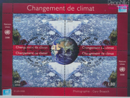 UNO - Genf Block25 (kompl.Ausg.) Gestempelt 2008 Klimawandel (10068909 - Usados