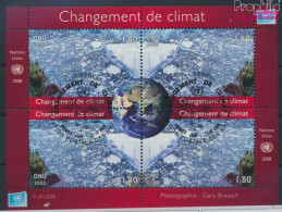 UNO - Genf Block25 (kompl.Ausg.) Gestempelt 2008 Klimawandel (10068910 - Gebraucht